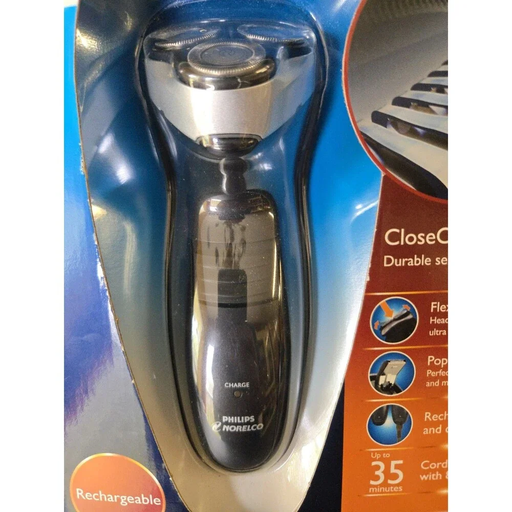 Philips Norelco Close Cut Rechargeable Electric Shaver 2100 6948XL New Worn Box